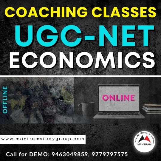Ugc Net Economics Coaching