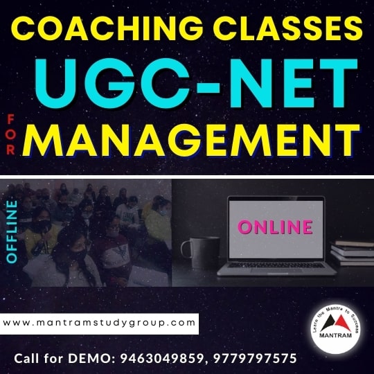 Ugc Net Management Online Coaching