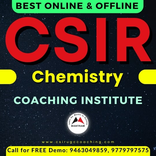 CSIR NET Chemical Science Coaching Academy