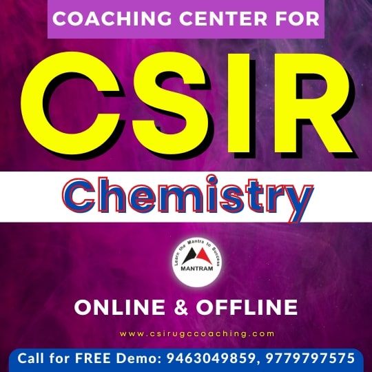 CSIR NET Chemical Science Free Online Coaching