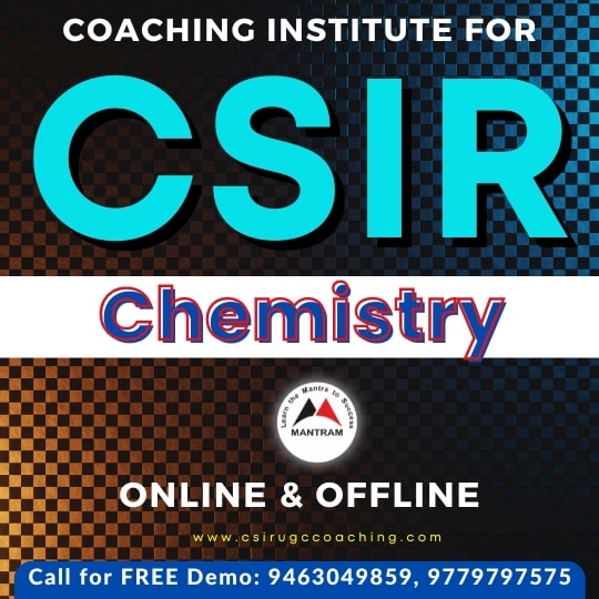 CSIR NET Chemical Science Online Classes