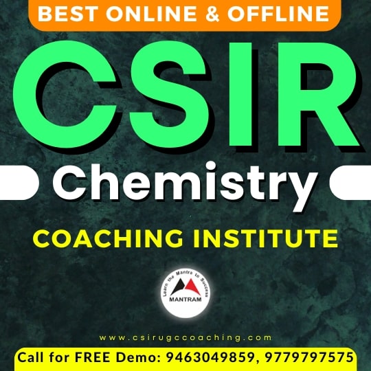 Free Online Coaching for CSIR NET Chemistry