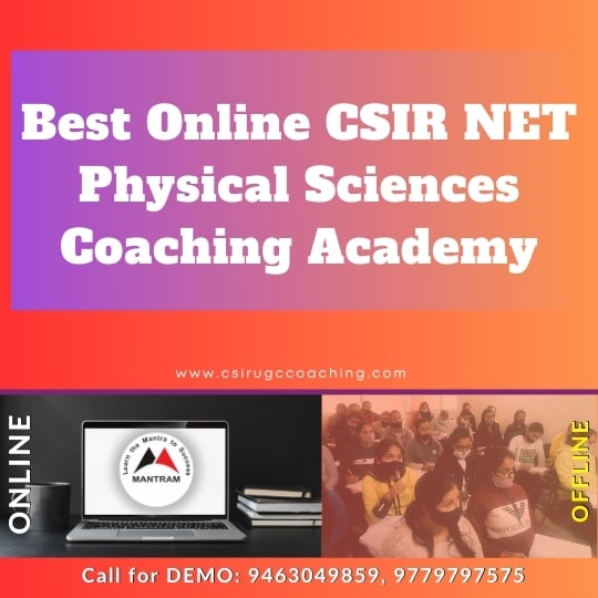Best Online CSIR NET Physical Sciences Coaching Academy