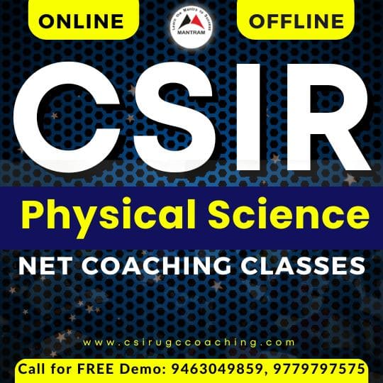 Online Coaching for NET Physical Science