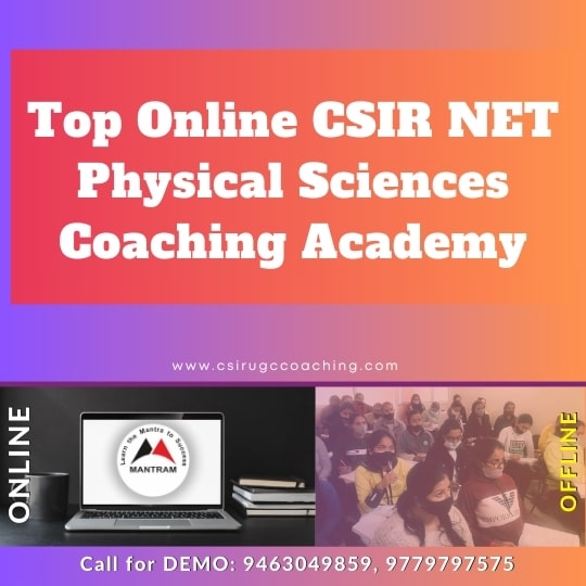 Top Online CSIR NET Physical Sciences Coaching Academy